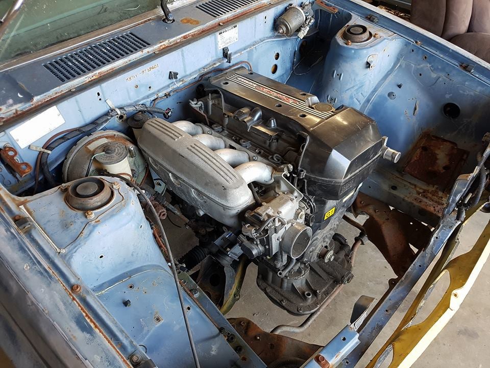 toyota corolla ke70 ae71 sedan panelvan 3sge beams engine conversion ...