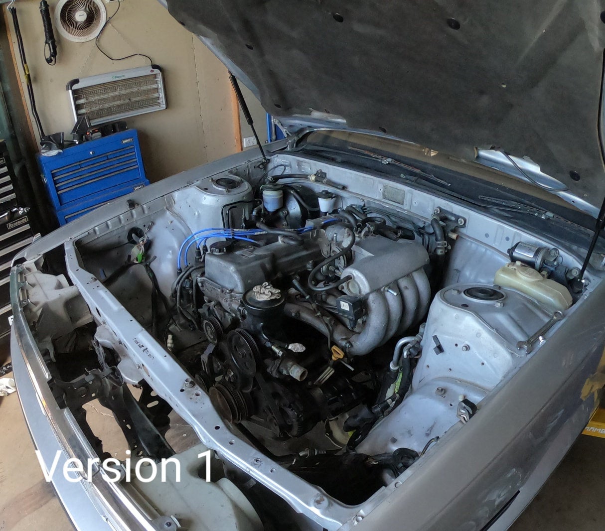 3RZ 3RZFE toyota cressida mx73 custom conversion kit swap mounts | KE ...