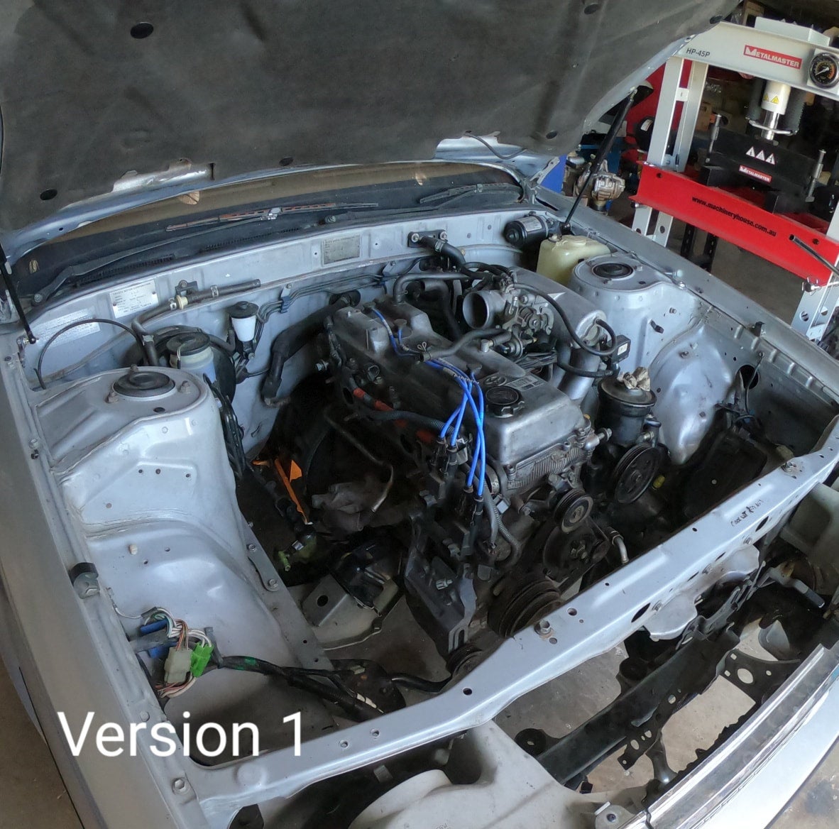3RZ 3RZFE toyota cressida mx73 custom conversion kit swap mounts | KE ...