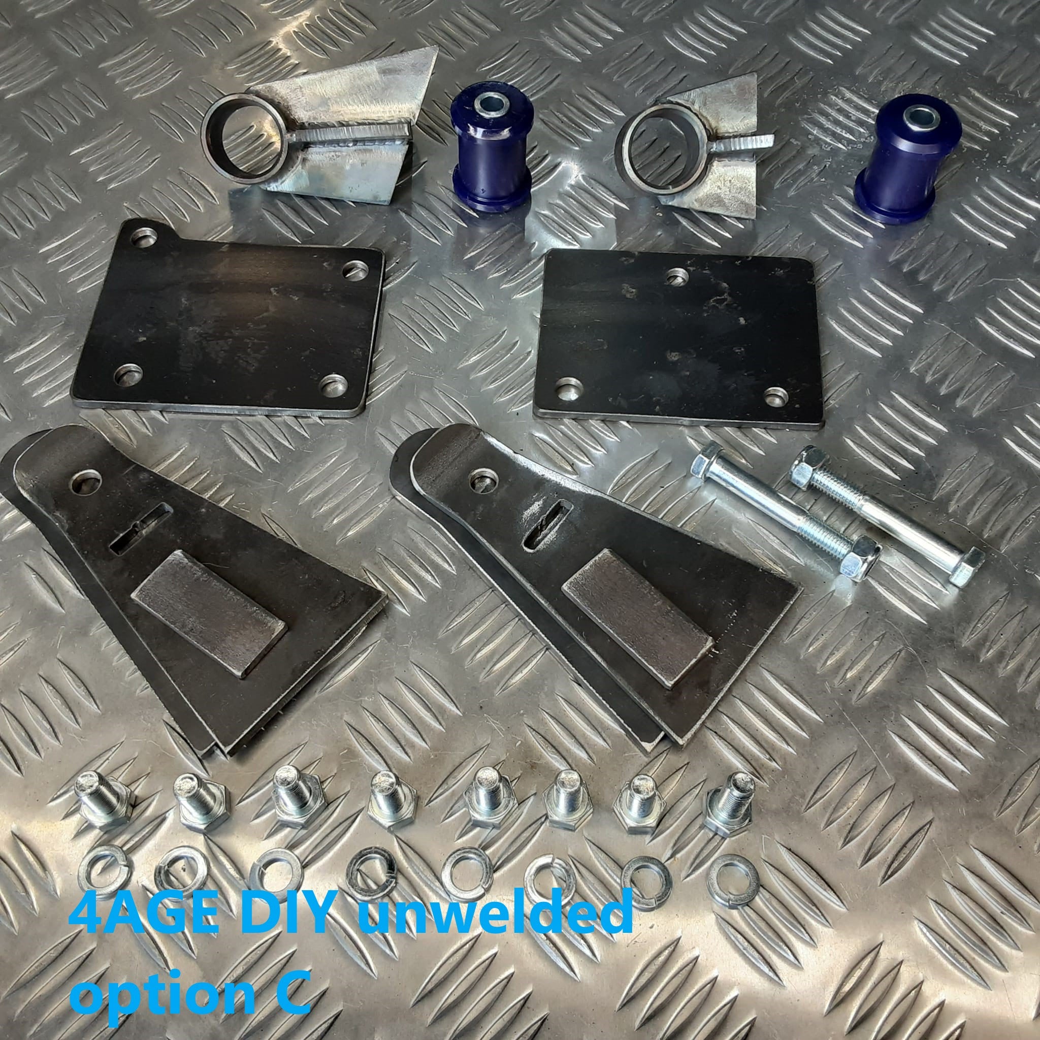 4age 16v 20v universal DIY engine mount kit custom motor conversion ...
