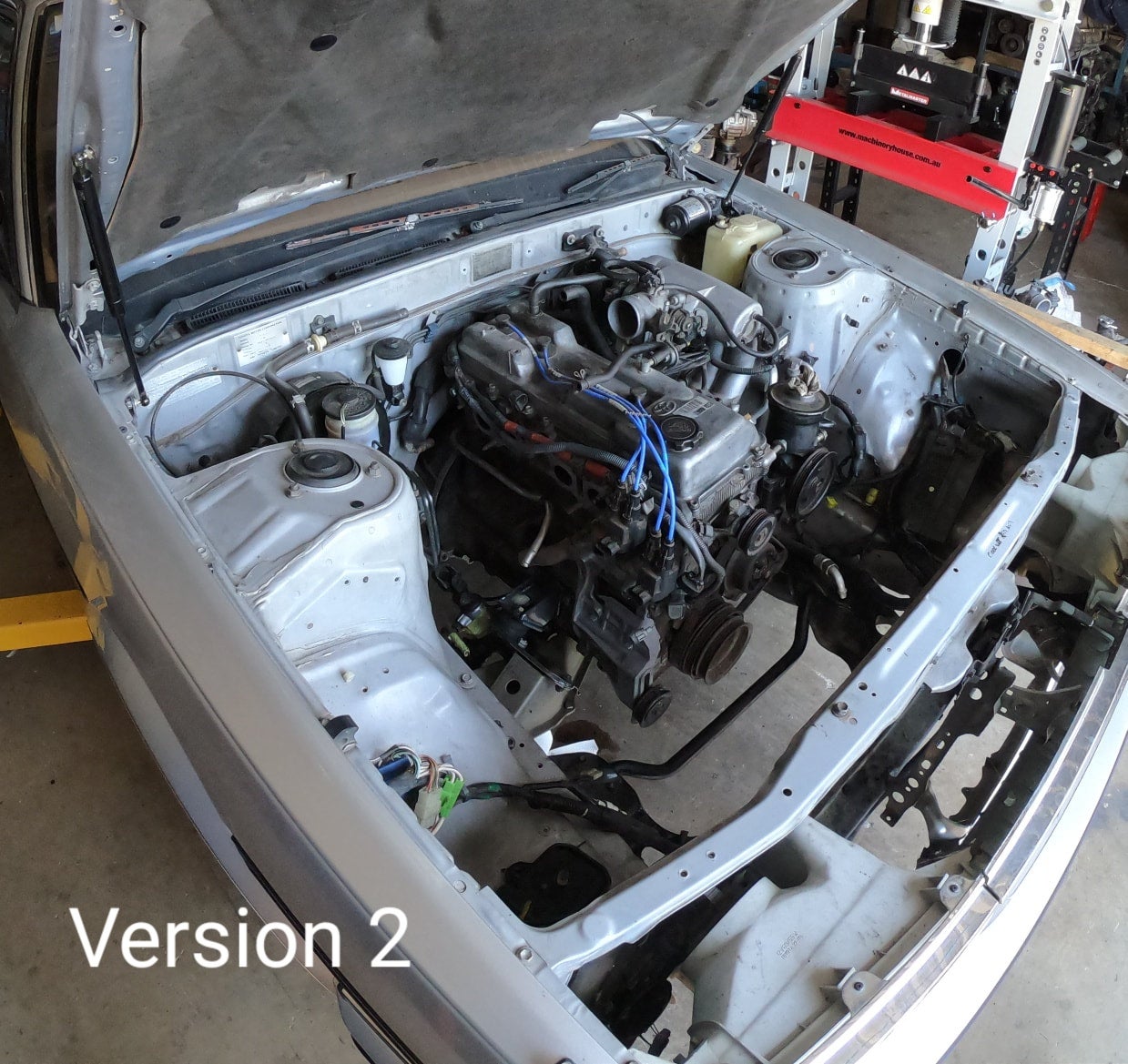 3RZ 3RZFE toyota cressida mx73 custom conversion kit swap mounts | KE ...