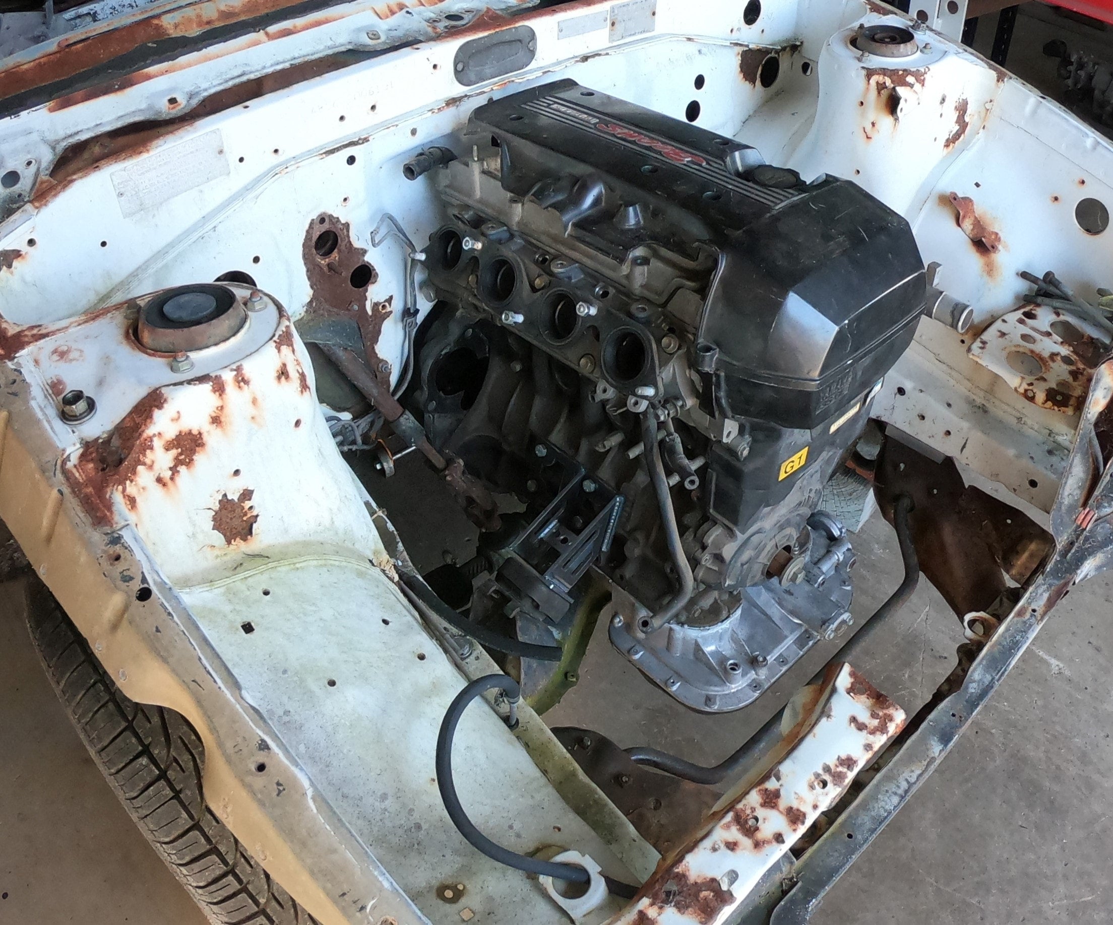 Toyota sprinter 3SGE BEAMS AE86 custom engine mounts swap kit